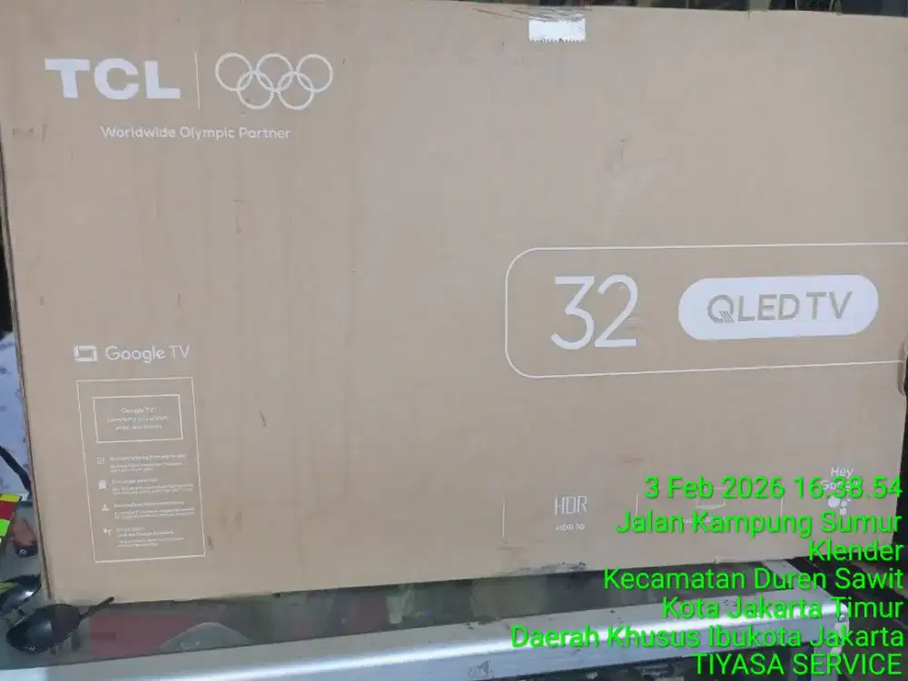Tv TCL goggle tv 32 baru ,hrg pas 1.700rb.