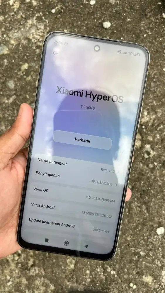 REDMI 15 ram 8/256 BATANGAN SAJA.