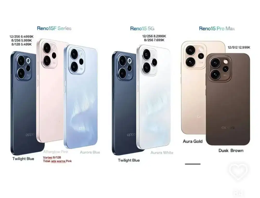 PROMO AWAL BULAN || HP OPPO RENO 15 SERIES|| BISA CICILAN 0% HANYA KTP