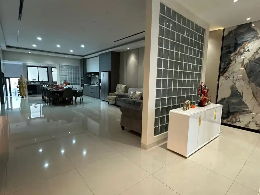 Jual Rumah Golf Island PIK 10x25 Full Renovasi Interior Design Mewah