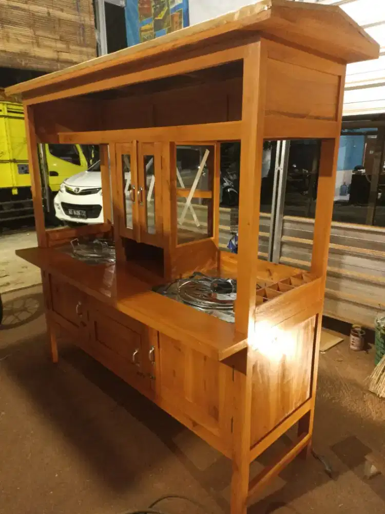 Gerobak Angkringan Bakso Mie Ayam PeceL Bubur Sate Martabak Ronde dlL