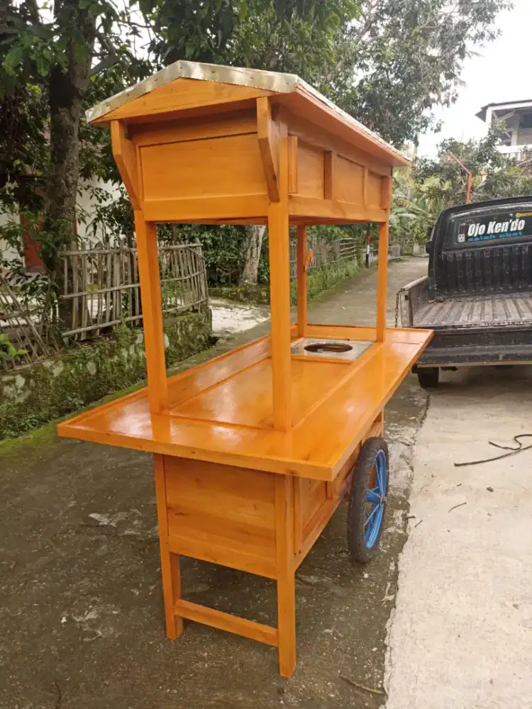 Gerobak Angkringan Bakso Mie Ayam PeceL Bubur Sate Martabak Ronde dlL