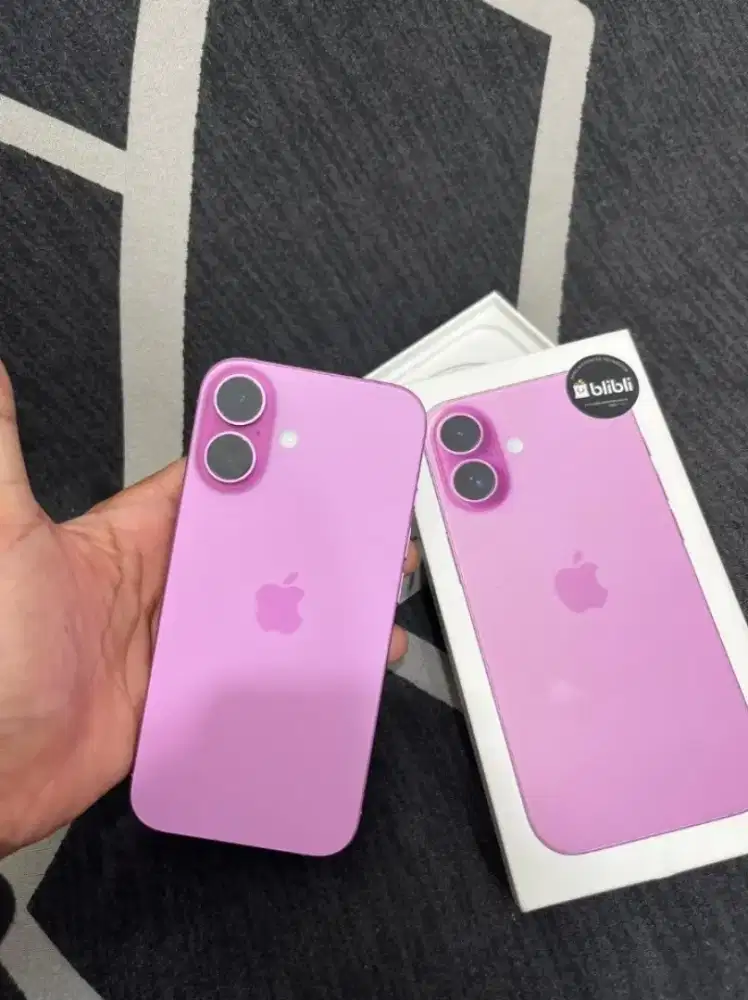 IPHONE 16 128 PINK BARU 2 BULAN PAKAI. CASH / KREDIT & TUKER TAMBAH