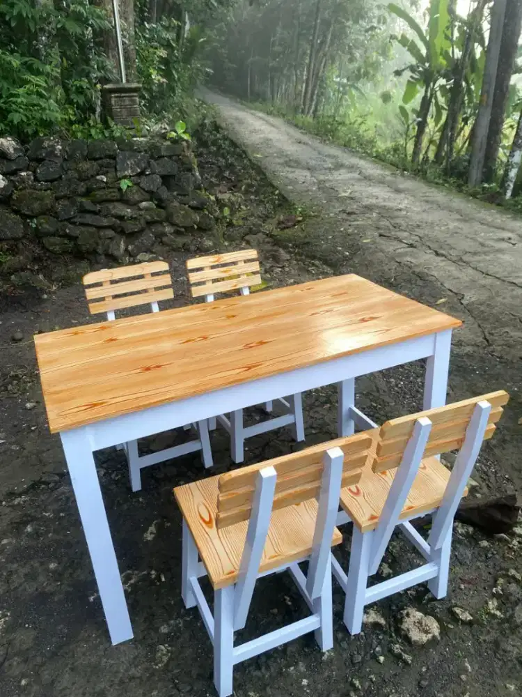 Meja kursi warung makan cafe warmindo