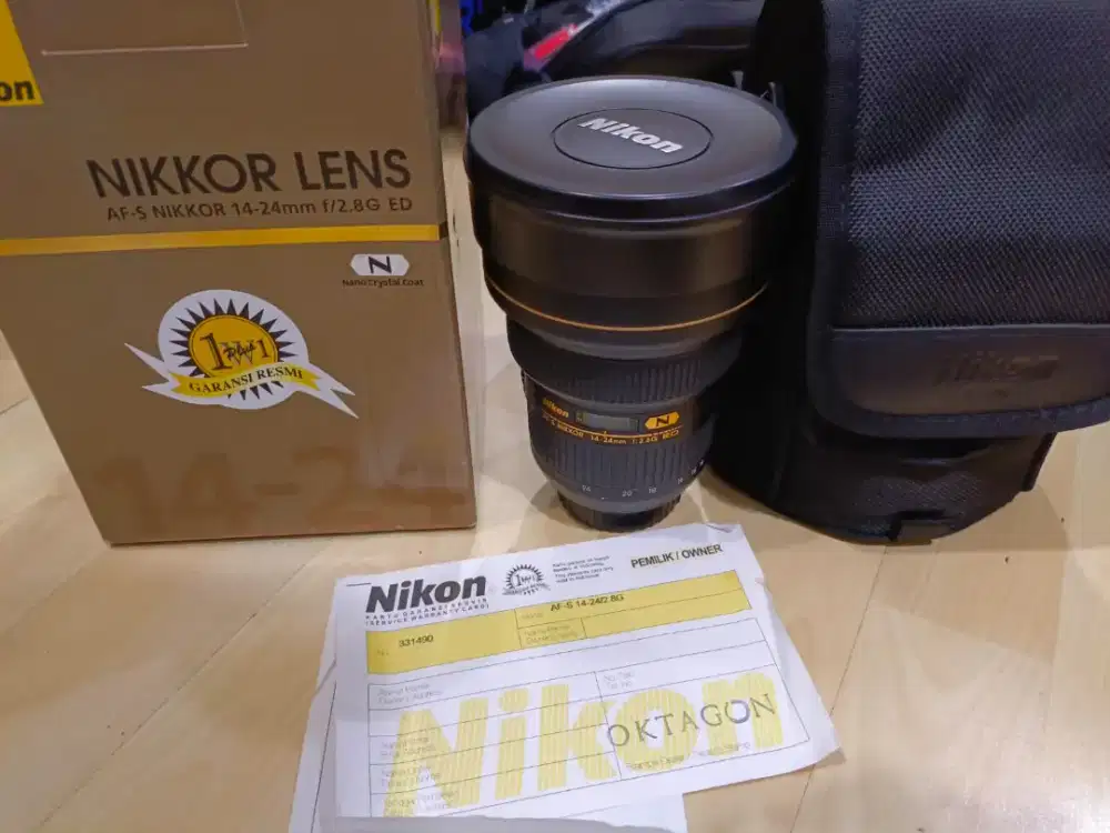 Nikon Afs 14 24 mm g2. 8 N fulset