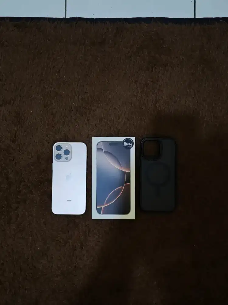 iPhone 16 Pro Max 256 Resmi iBox Blibli Mulus Like New No Minus