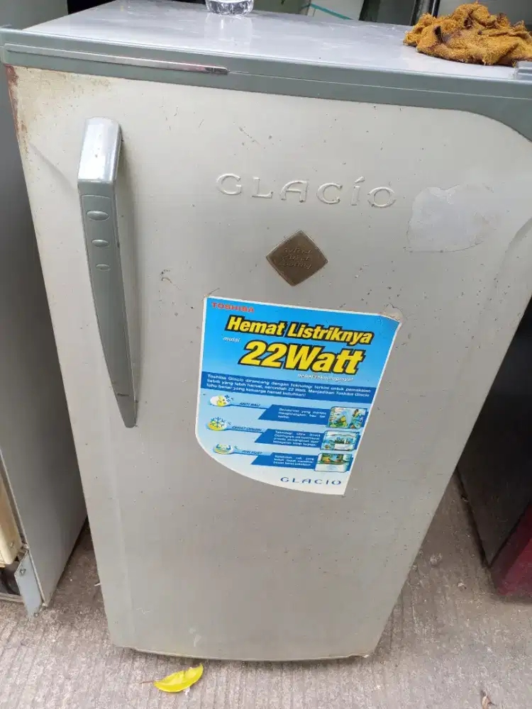 Kulkas Toshiba glacio 1 pintu normal siap pakai