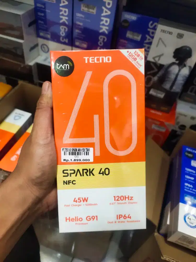 TECNO SPARK 40 6/128GB | ATLANTIS DAHSYAT