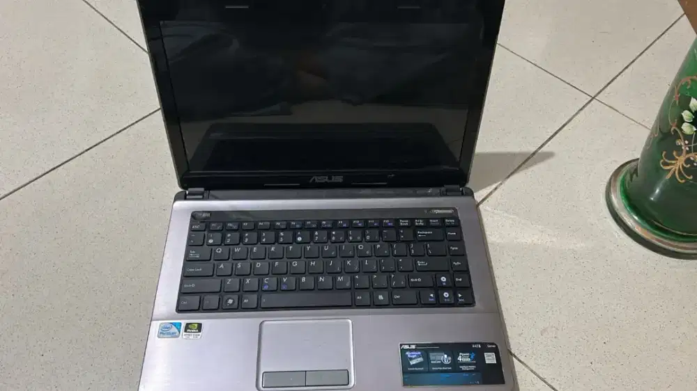 jual laptop asus a43s mati total
