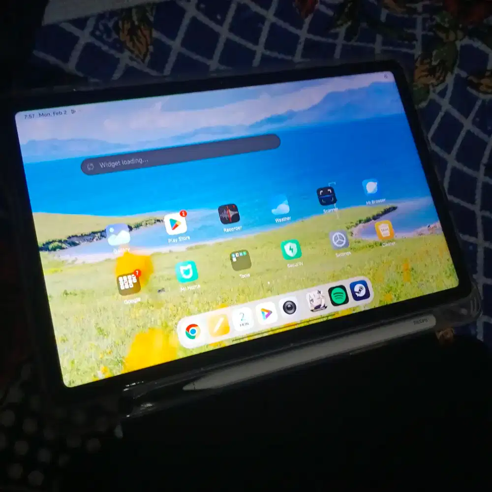 Redmi pad 2 dengan styluss pen ori plus cover antigores