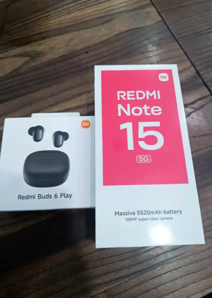 PROMO TERBARU REDMI NOTE 15 5G NEW SEGEL GARANSI RESMI