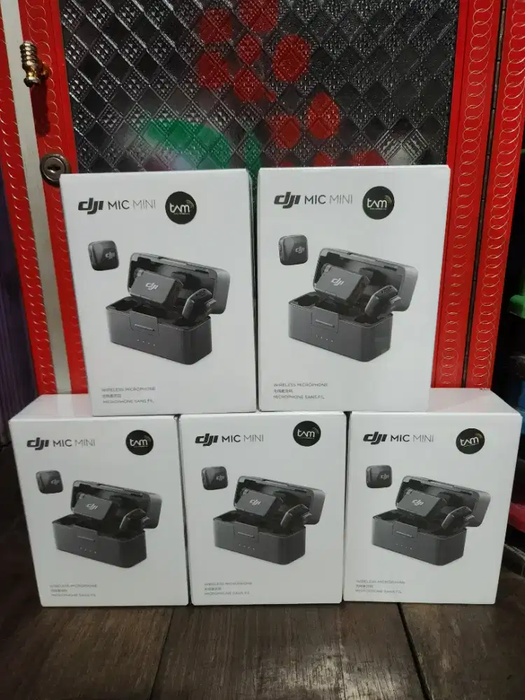 Dji Mic Mini Black (2 TX + 1 RX + Charging Case) Baru