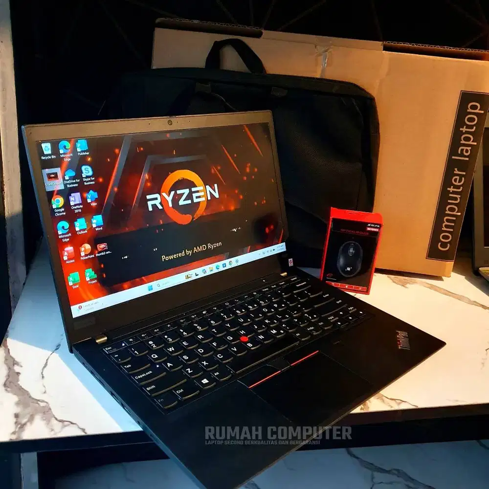 LAPTOP LENOVO T495 RYZEN 5 FULLSET MULUS