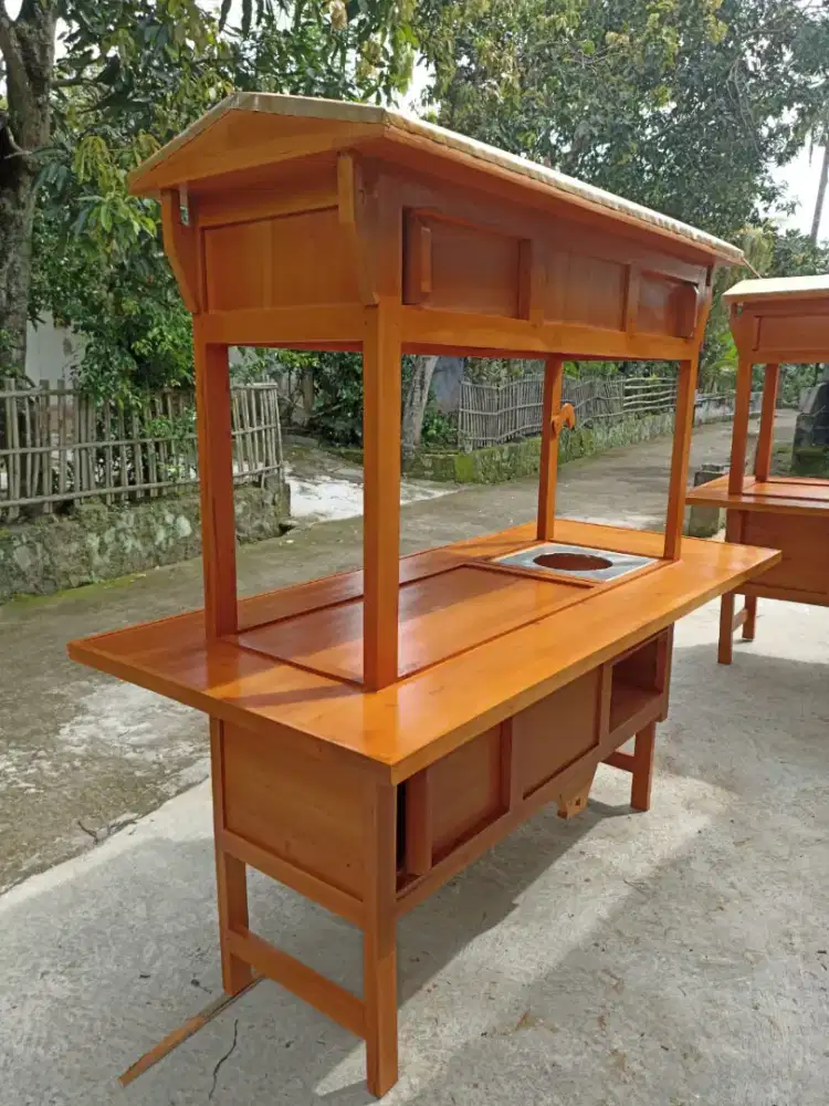 Gerobak Angkringan Bakso Mie Ayam PeceL Bubur Sate Martabak Ronde dlL