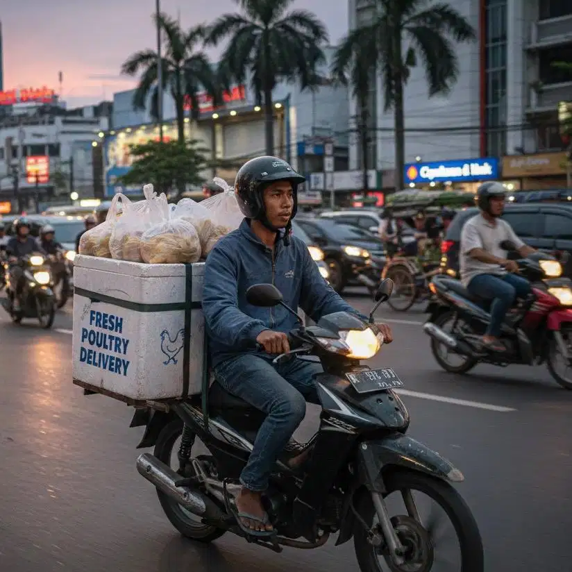 Dicari Driver Pengiriman Daging Ayam
