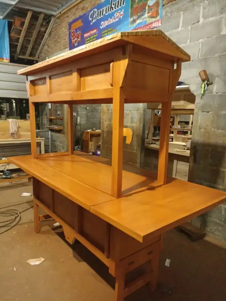 Gerobak Angkringan Bakso Mie Ayam PeceL Bubur Sate Martabak Ronde dlL