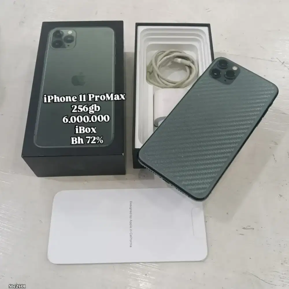 iPhone 11 promax 256gb second ibox siap pakai