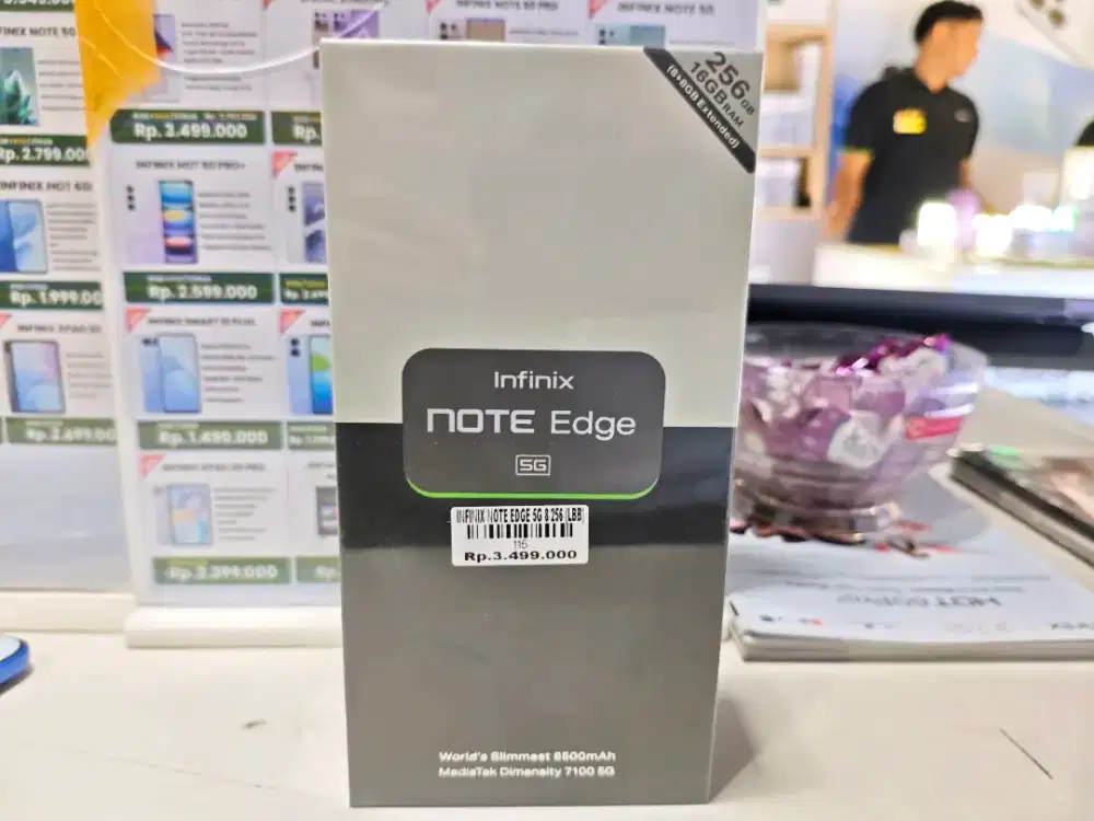 INFINIX NOTE EDGE 5G RAM 8/256GB ATLANTIS DAHSYAT