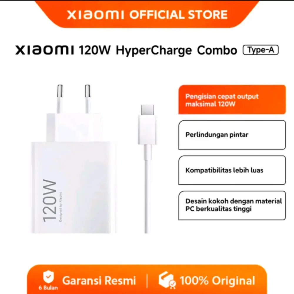 Charger Xiaomi HyperCharge 120W Combo