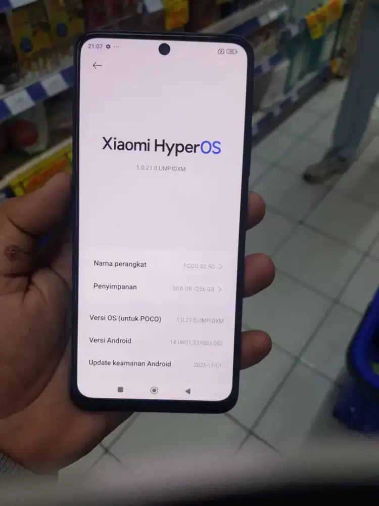 Poco x5 5G ram 8/256 HP cas aja