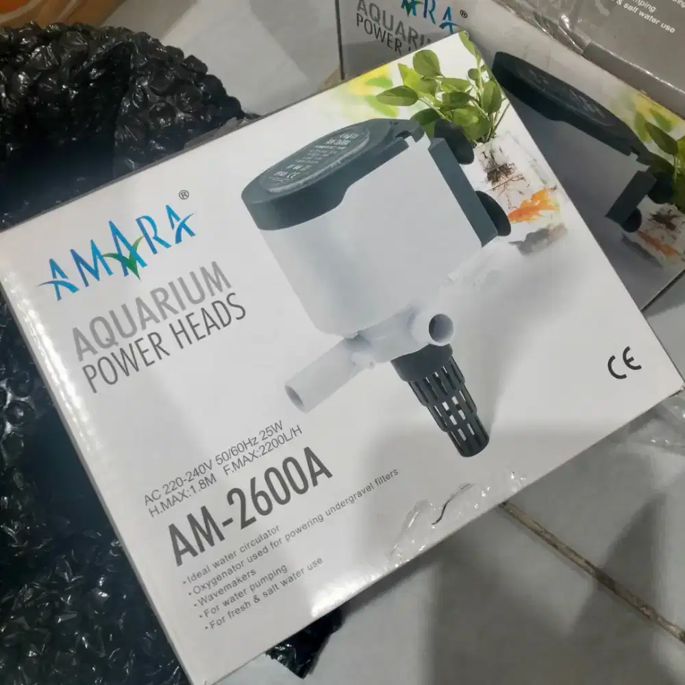 (DIJUAL CEPAT) AQUARIUM POWER HEADS AMARA AM-2600A POMPA CELUP