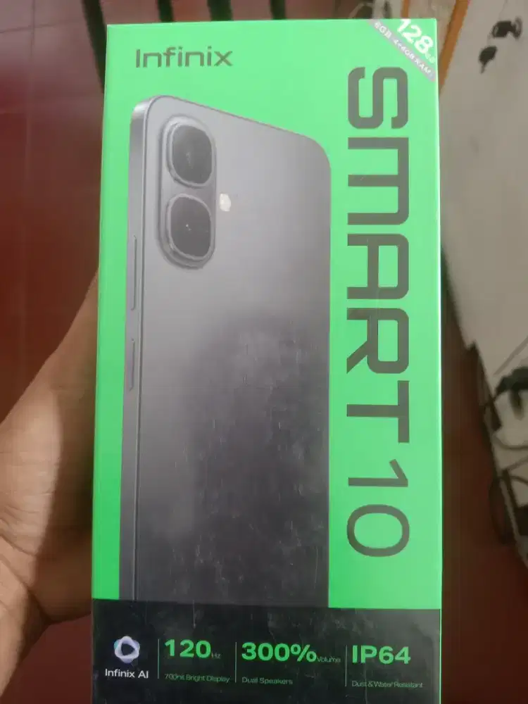 new infinix smart 10 4+4/128 garansi resmi