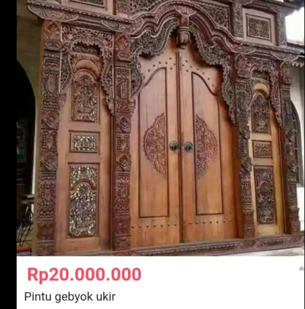 Pintu Rumah Gebyok