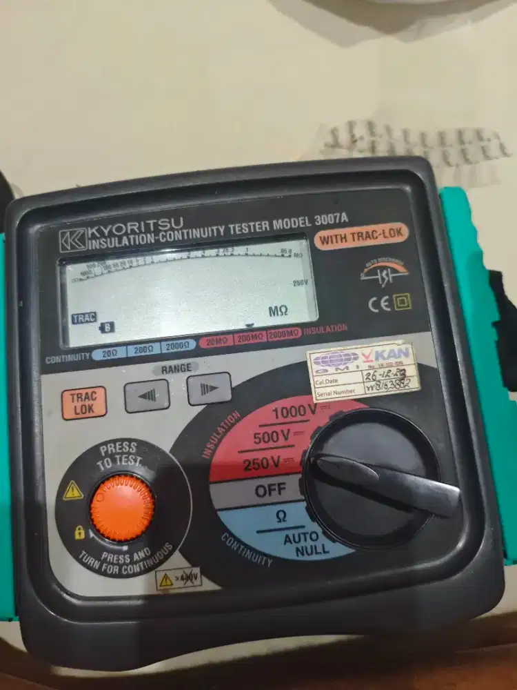 jual megger buat cek sound kyoritsu rusak 3007a