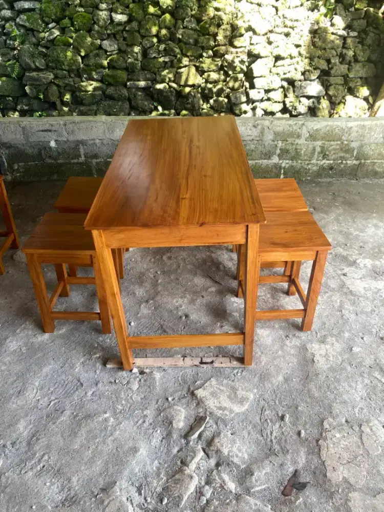 Meja kursi cafe warung promo