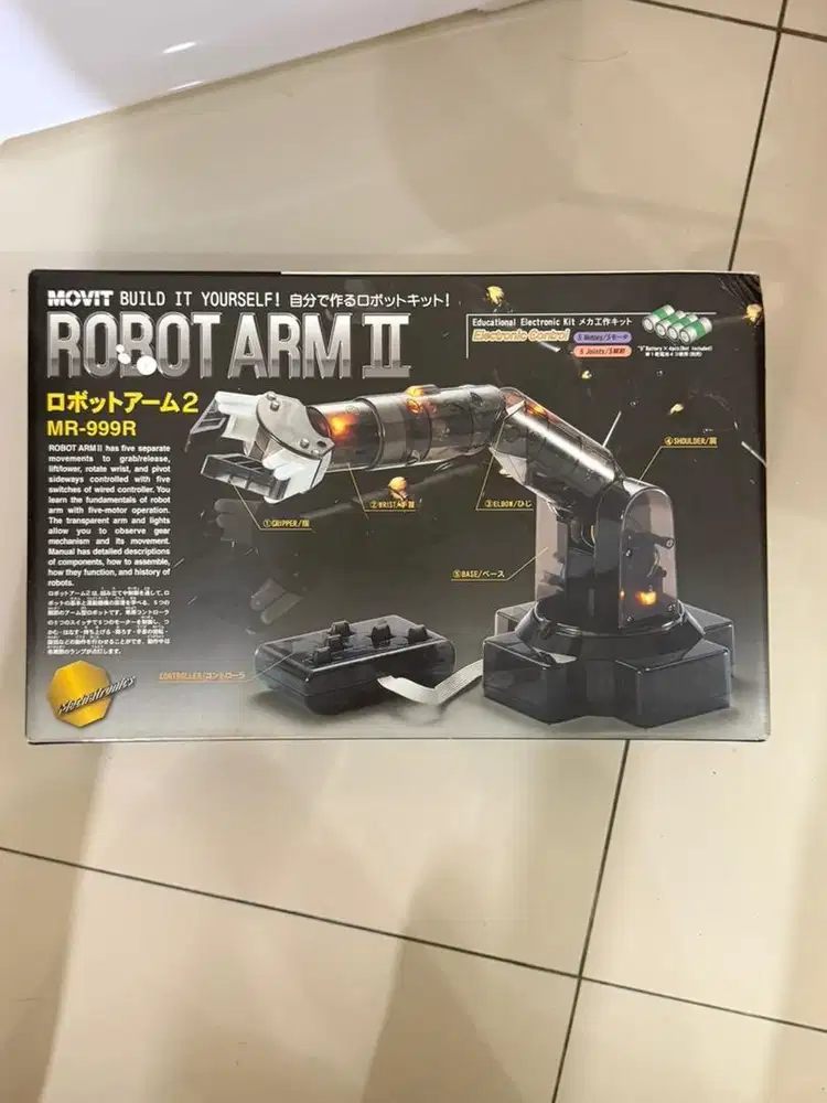 Robotic arm/ mainan rakit untuk anak dari jepang