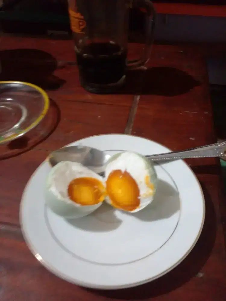 Telur Asin kukus