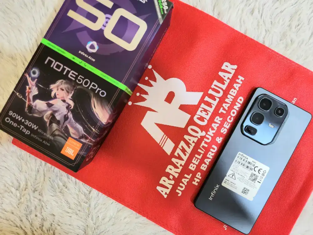 INFINIX NOTE 50 Pro 16/256 Baterai 5200 mah
GARANSI SAMPAI 30/04/2026