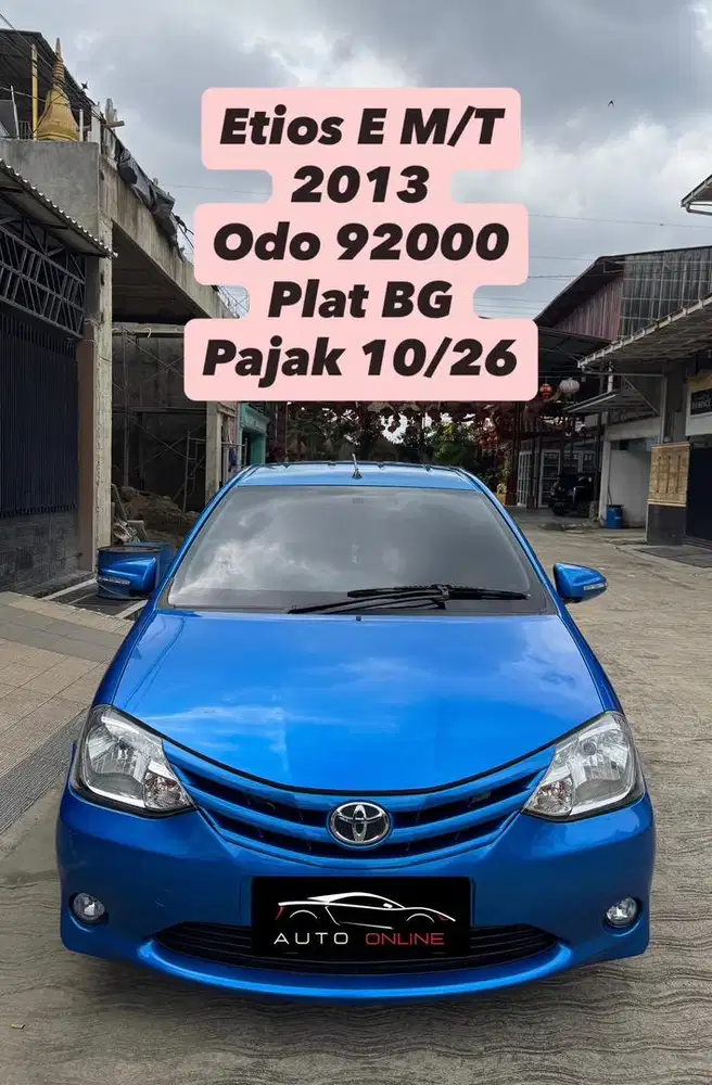 Toyota Etios E M/T 2013