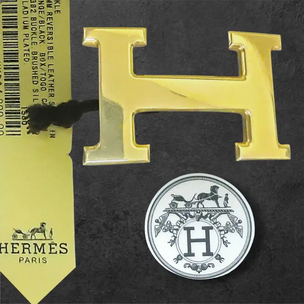 Hermès H Buckle Gold – Made in France – original