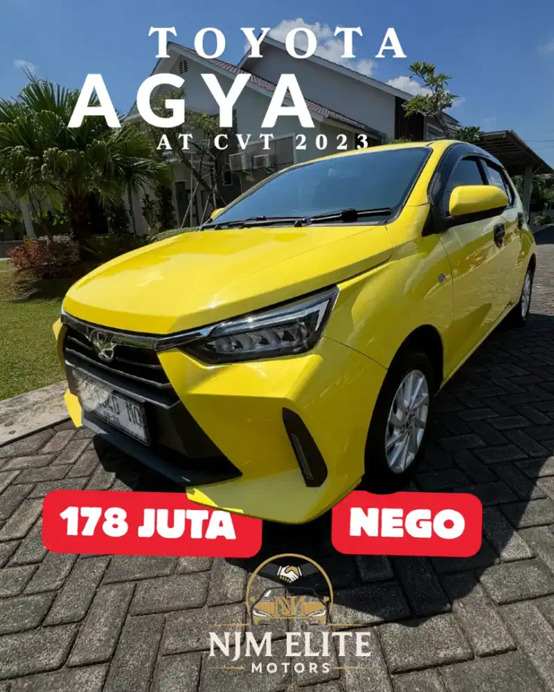 AGYA 2023 WARNA KUNING