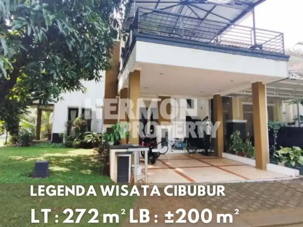 Rumah Hoek , Luas Tanah Besar Bangunannya siap huni & Rapih Berada di cluster Favorit Lingkungan Asri & Tenang