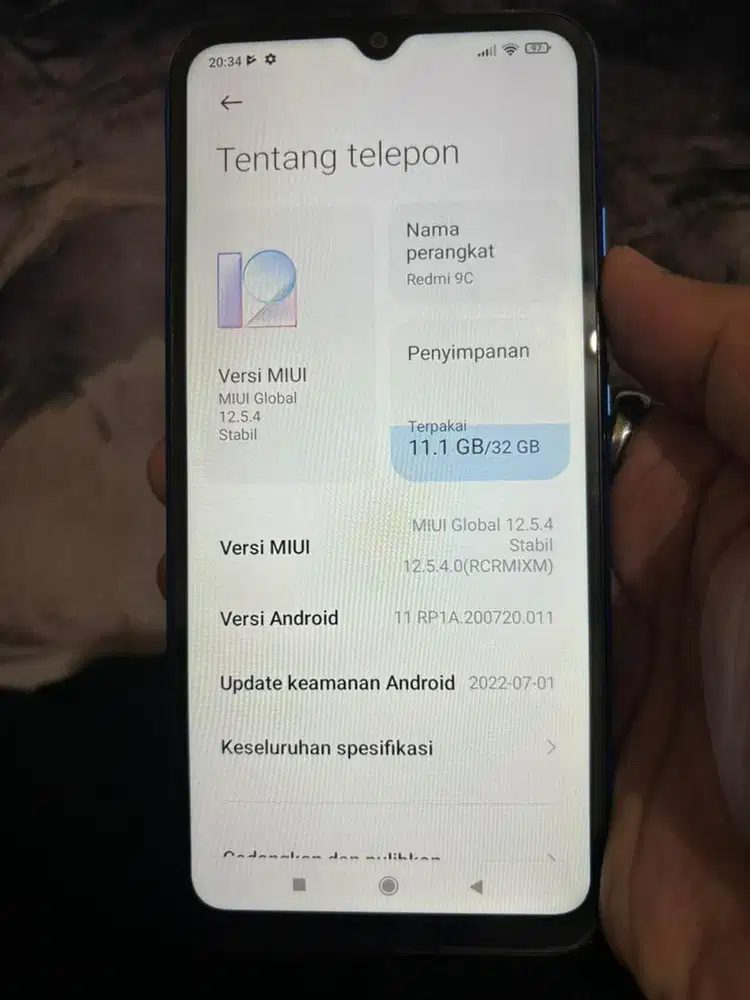 Xiaomi Redmi 9C 3/32GB blue