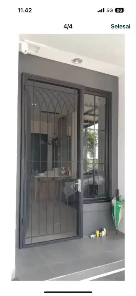 Pintu teralis besi custom ukuran dan model