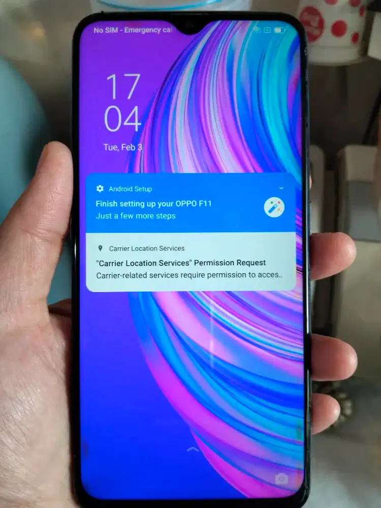 HP oppo F11 ram 4gb /128gb