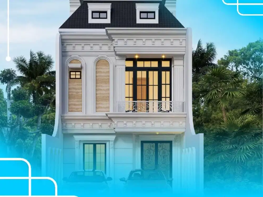 Jual Rumah American Classic 2 Lantai SIAP HUNI Srengseng Sawah Jagakarsa Jakarta Selatan