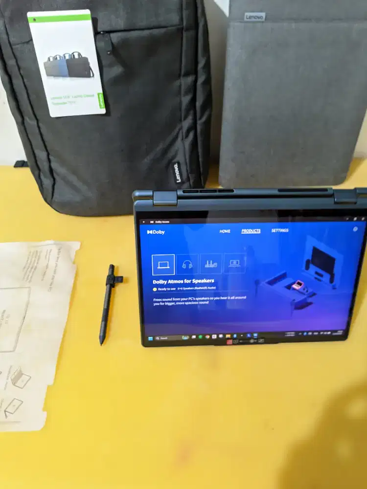 Laptop Lenovo Yoga 6 13ABR8 Touchscreen Dolby Ryzen 5 7530U cepat bu