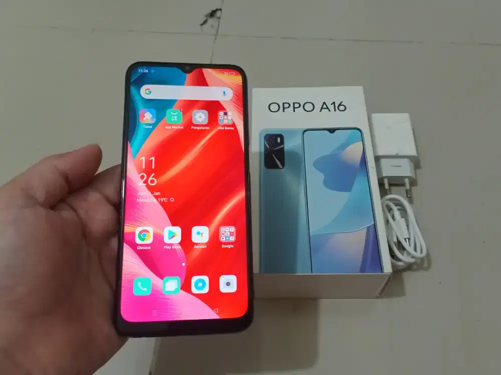 BUTUH UANG OPPO A16 RAM 6GB / 128GB 4G LTE Duos 6,52in Finger 5000Mah
