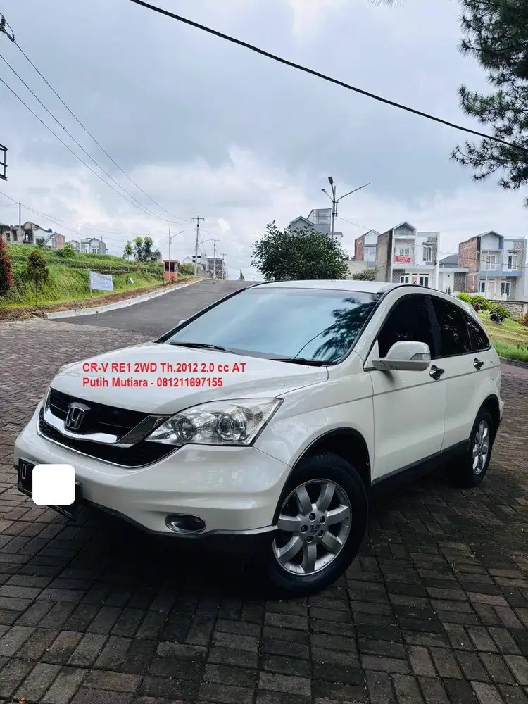 CR-V RE1 2WD Putih Mutiara AT 2.0 Th. 2012