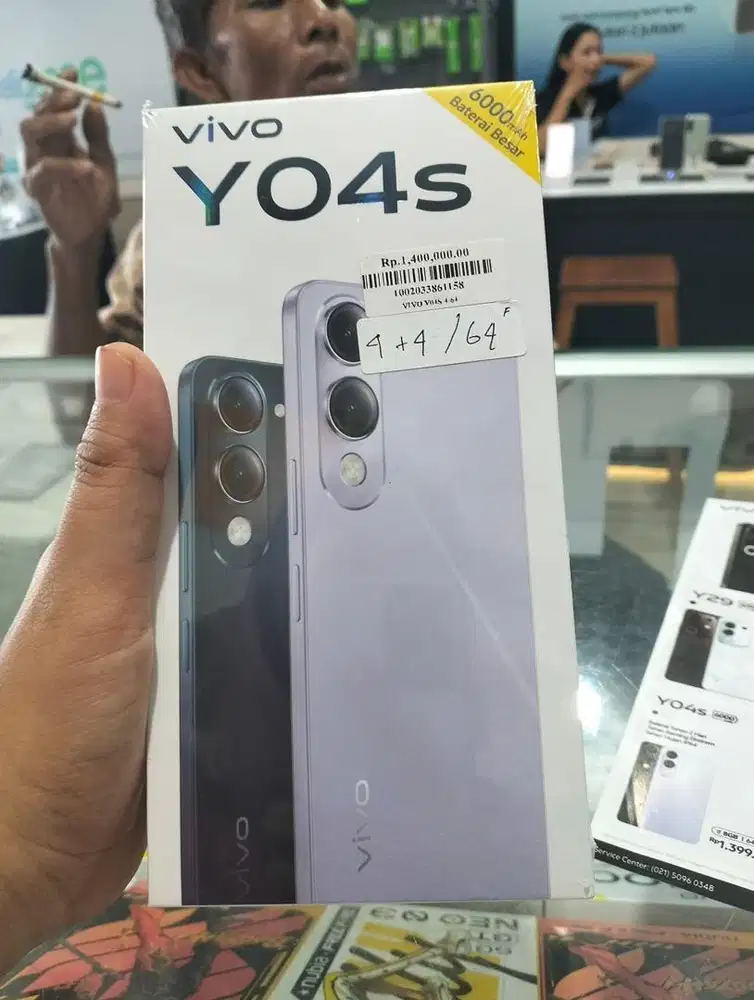 Vivo y04s 4/64 baru sebulanan