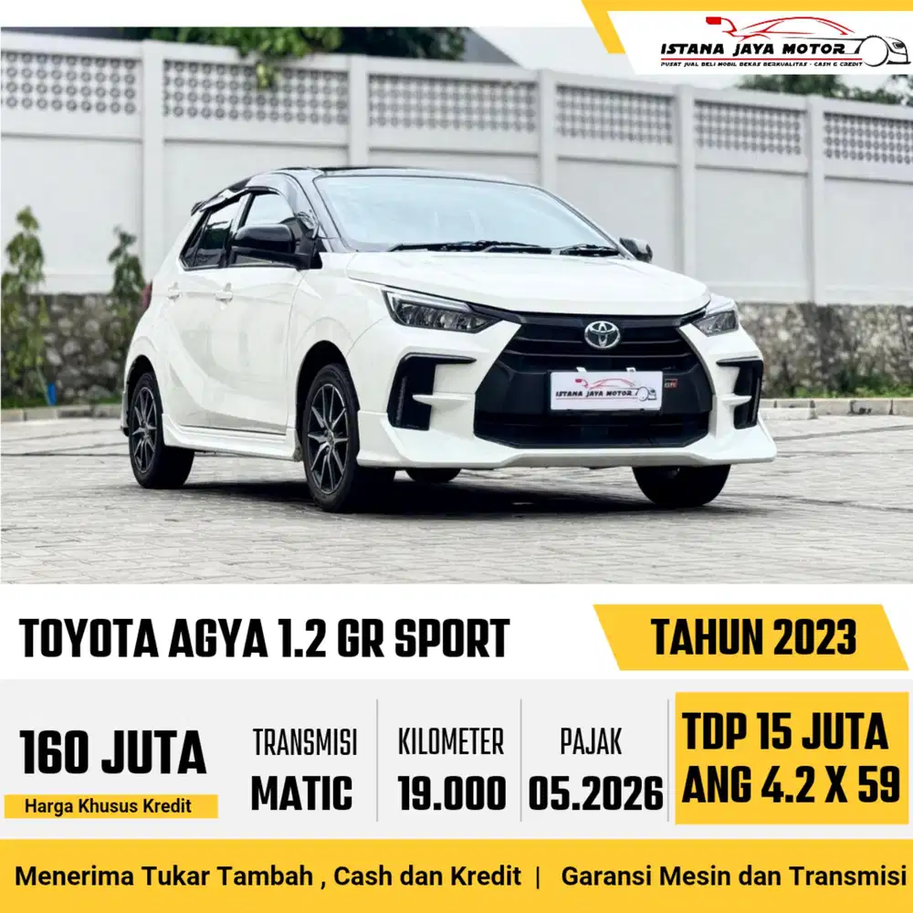 TOYOTA AGYA GR SPORT 1.2 AT 2023
