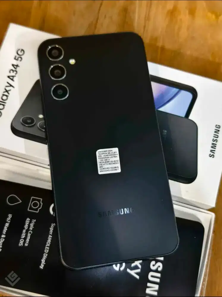 samsung A34 5G 8/256 1bln pakai dan asuransi