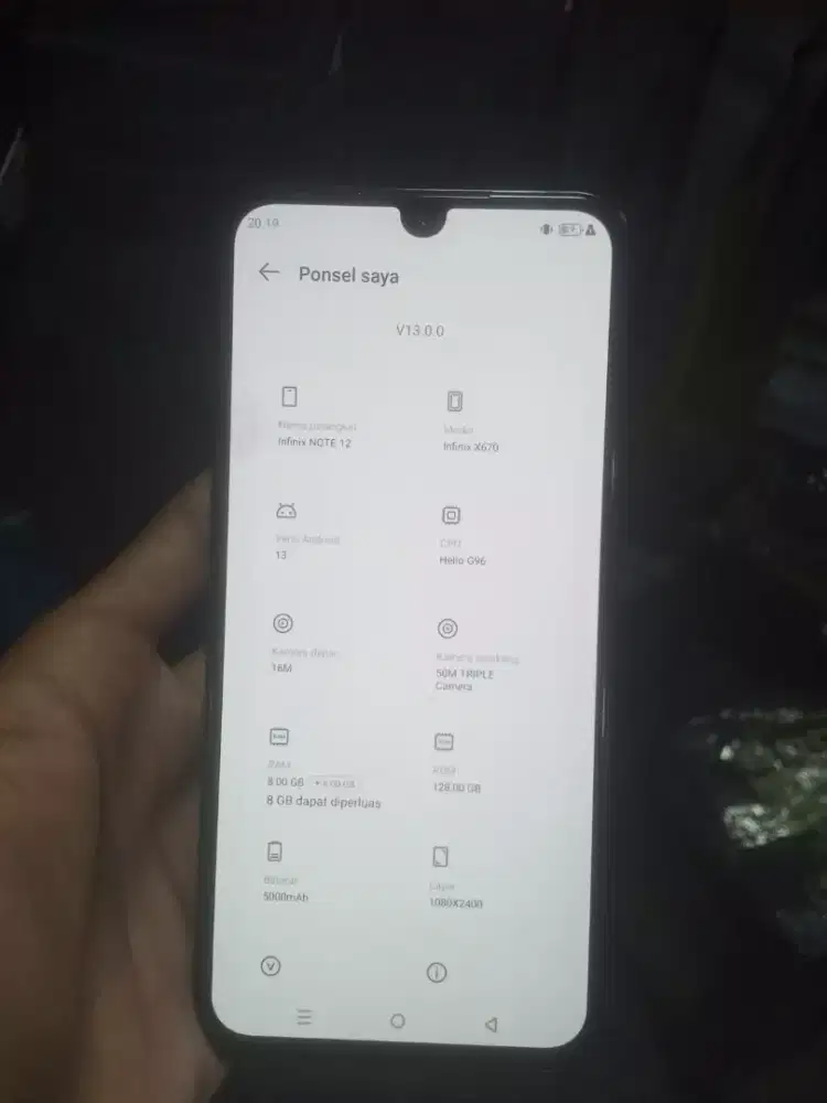 INFINIX NOTE 12 8+8/128 HP CASAN
