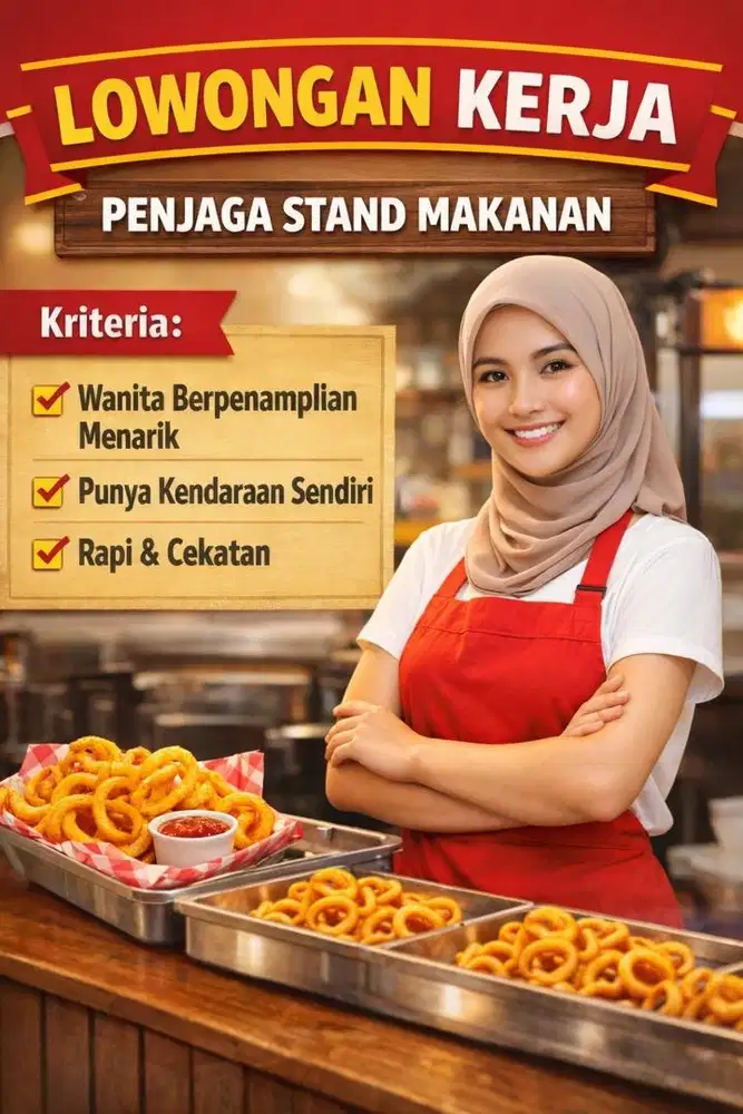 Lowongan Kerja Jaga Stand Makanan