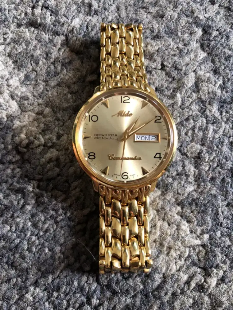 Jam tangan mido commander ocean star aquadura
