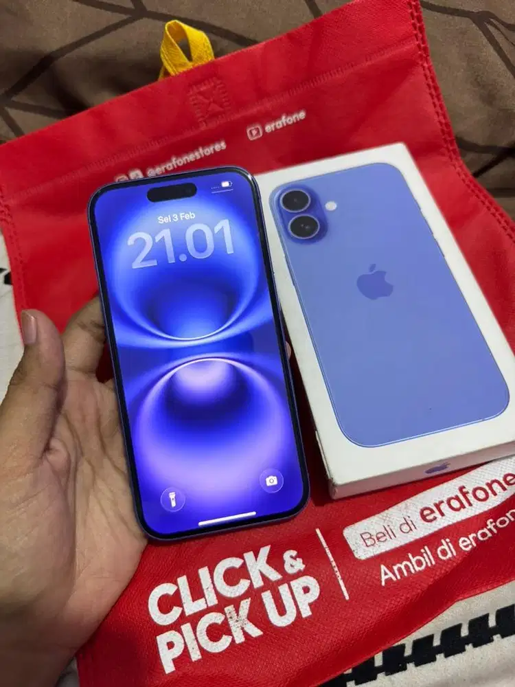 iphone 16 128 IBOX INDO likenew